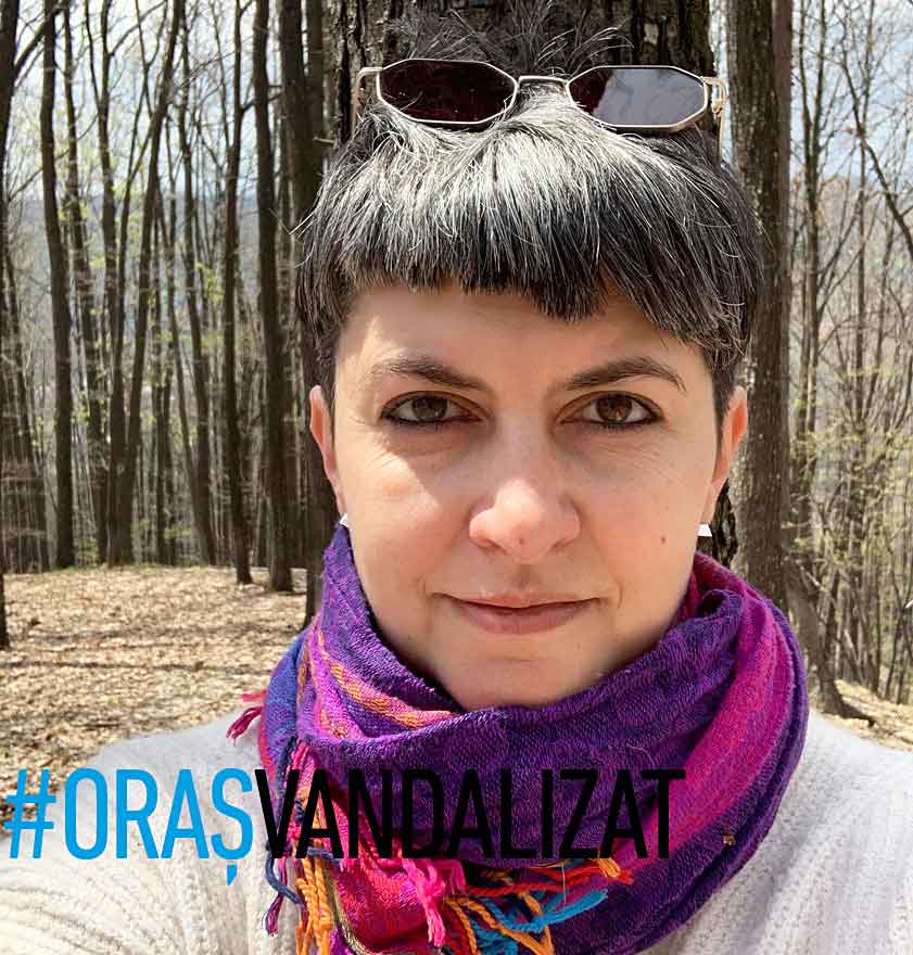 "...zidirea ferestrelor – un gest pe care îl simt acut în stomac".  Luiza Zamora invitată la # oraș vandalizat